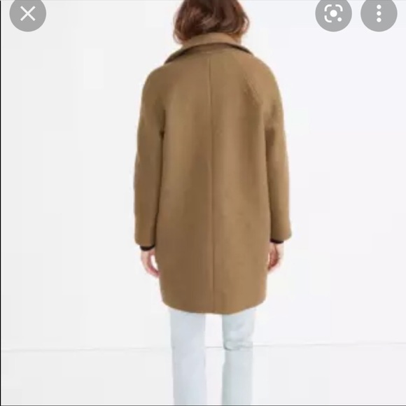 Madewell Eldridge Zip Coat Sherpa Collar Size small - Picture 2 of 16